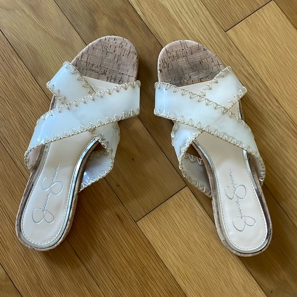 Cork flat sandals